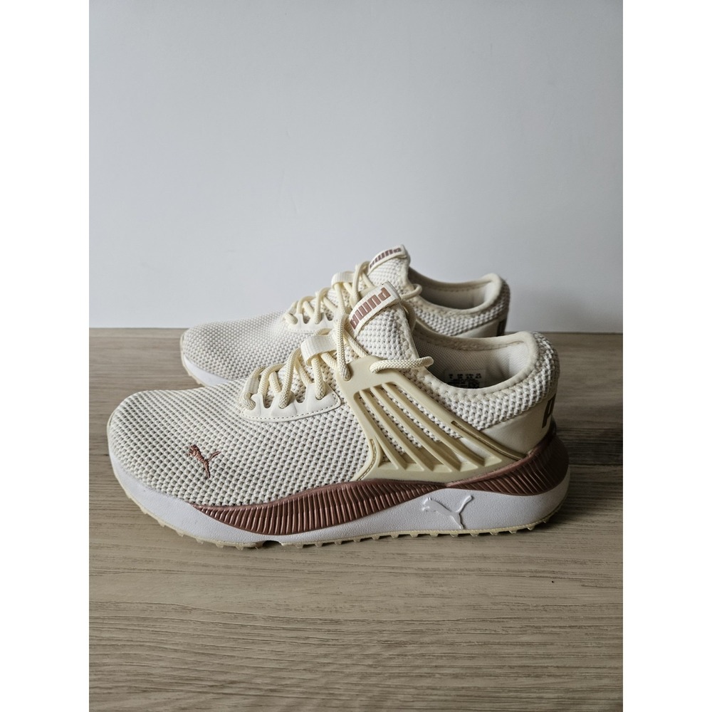 Puma Pacer Future Lux Sneakers Womens Size 8.5 Pristine Rose Gold Metallic Shoes